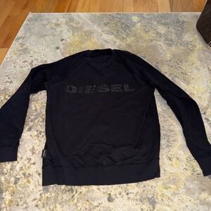 Diesel Men's Black Crewneck Sweater